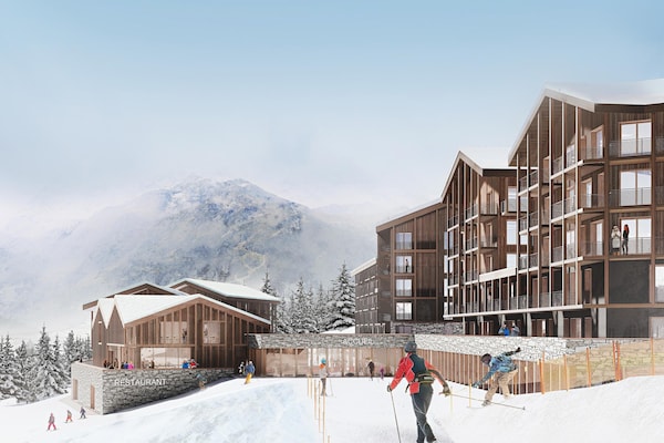 Foto van Appartement met 2 slaapkamers in La Rosière - Vakantiehuis in Montvalezan - ExteriorWinter