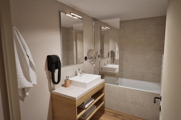 Foto van Appartement met 2 slaapkamers in La Rosière - Vakantiehuis in Montvalezan - BathRoom