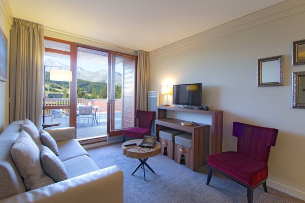 Foto van Gezellige suite op de piste - Vakantiehuis in Bourg-Saint-Maurice - LivingRoom