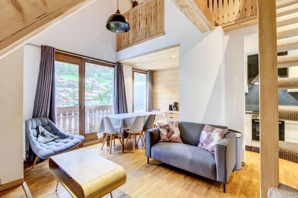Foto van Sneeuw- en zonresidentie - Vakantiehuis in MORZINE - LivingRoom