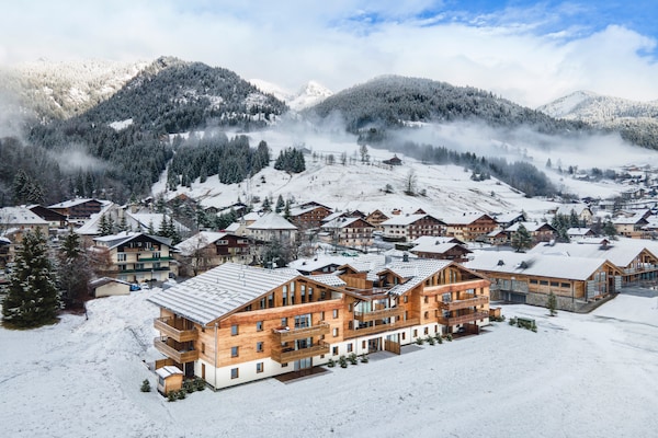 Foto van Appartement in La Chapelle bij Skilift - Vakantiehuis in la Chapelle dabondance - ExteriorWinter