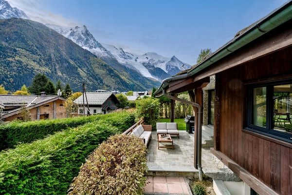 Foto van Elegant ski-in chalet in Chamonix - Vakantiehuis in Chamonix-Mont-Blanc - terrace