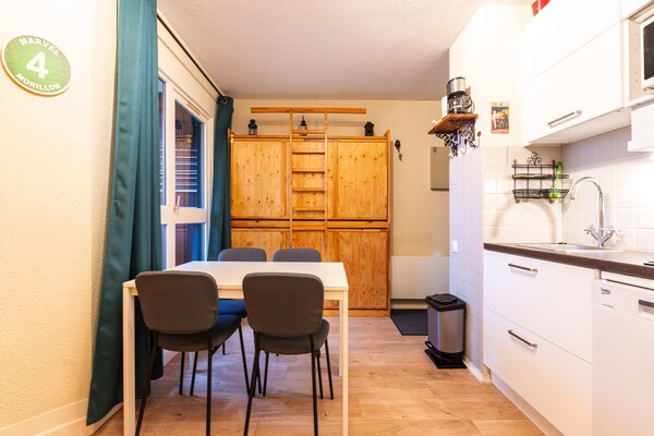 Foto van Appartement in Morillon met Uitzicht op Bergen - Vakantiehuis in Morillon - DiningRoom