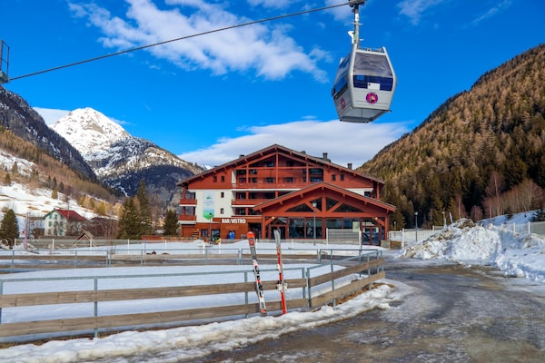 Foto van Duplex in Vallorcine bij Mont Blanc - Vakantiehuis in Vallorcine - ExteriorWinter