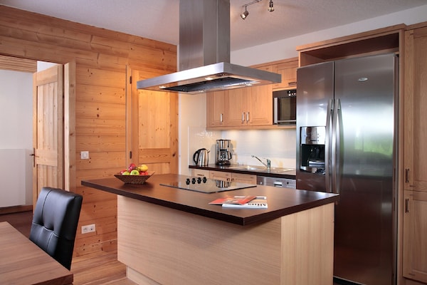 Foto van Duplex in Vallorcine bij Mont Blanc - Vakantiehuis in Vallorcine - Kitchen