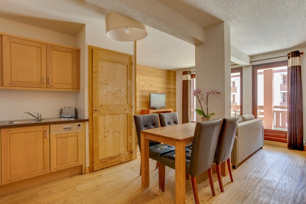 Foto van Appartement in Vallorcine bij Mont Blanc - Vakantiehuis in Vallorcine - LivingRoom