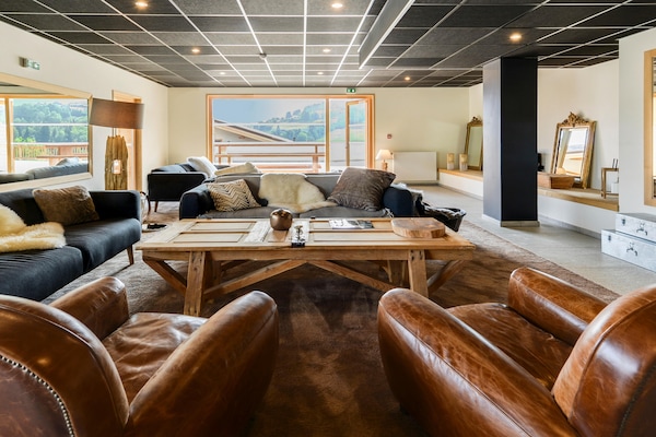 Foto van Appartement in Combloux met Mont Blanc Uitzicht - Vakantiehuis in COMBLOUX - HallReception