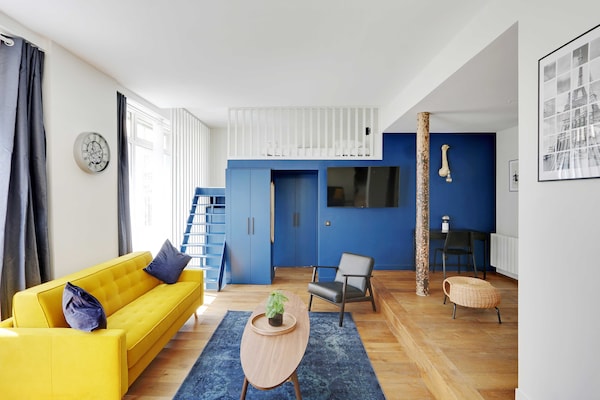 Foto van Authentieke Loft - 2BR/8P - Oberkampf - Vakantiehuis in Paris - 