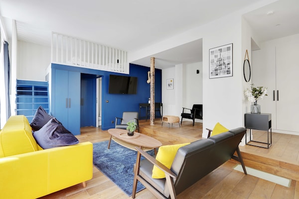 Foto van Authentieke Loft - 2BR/8P - Oberkampf - Vakantiehuis in Paris - 