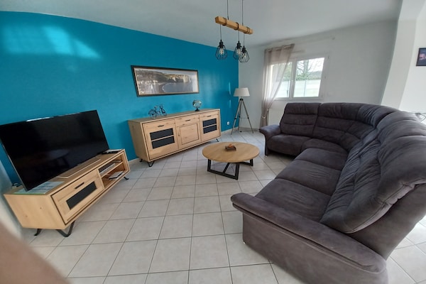 Foto van Vakantiehuis in Normandië bij zee - Vakantiehuis in Etretat - LivingRoom