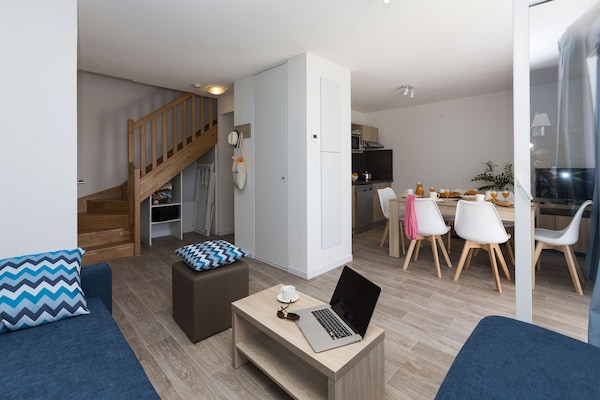 Foto van Gezellig appartement in Bois de la Chaise - Vakantiehuis in Noirmoutier en l'Ile - LivingRoom