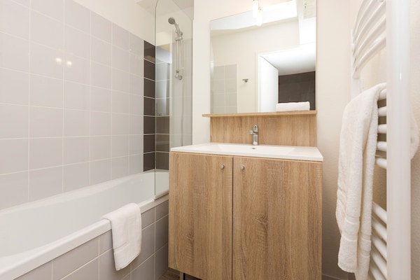 Foto van Gezellig appartement in Bois de la Chaise - Vakantiehuis in Noirmoutier en l'Ile - BathRoom