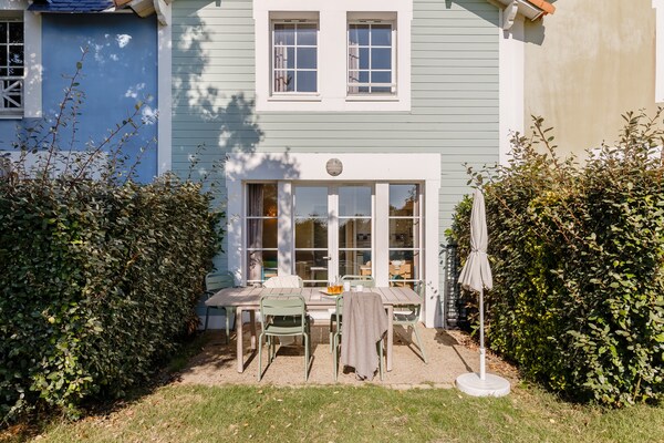 Foto van Bourgenay Flat nabij de kusthellingen - Vakantiehuis in Talmont Saint Hilaire - TerraceBalcony