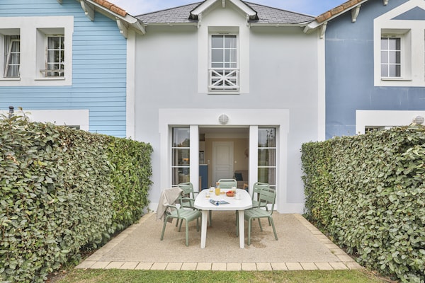 Foto van Bourgenay Flat nabij de kusthellingen - Vakantiehuis in Talmont Saint Hilaire - TerraceBalcony