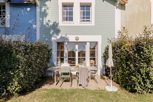 Foto van Bourgenay Flat nabij de kusthellingen - Vakantiehuis in Talmont Saint Hilaire - TerraceBalcony