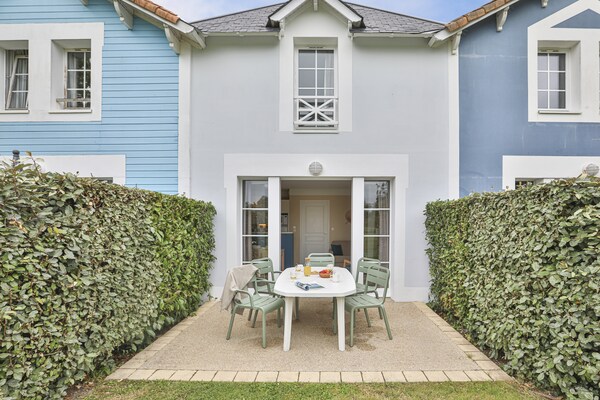 Foto van Bourgenay Flat nabij de kusthellingen - Vakantiehuis in Talmont Saint Hilaire - TerraceBalcony