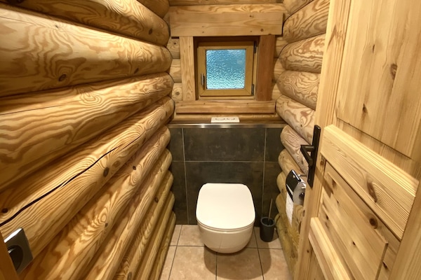 Foto van Chalet in La Bresse met Uitzicht op Bergen - Vakantiehuis in La Bresse - BathRoom
