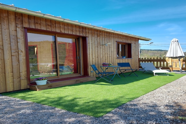 Foto van Chalet in St. Maurice bij Ballon d'Alsace - Vakantiehuis in Saint-Maurice-sur-Moselle - TerraceBalcony