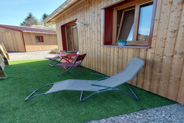 Foto van Chalet in St. Maurice bij Ballon d'Alsace - Vakantiehuis in Saint-Maurice-sur-Moselle - TerraceBalcony