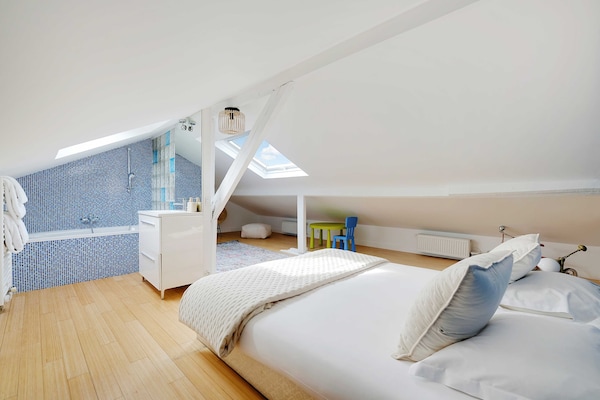 Foto van Huis met tuin - 4BR-7P- Asnières-sur-Seine - Vakantiehuis in Asnières-sur-Seine - BedRoom