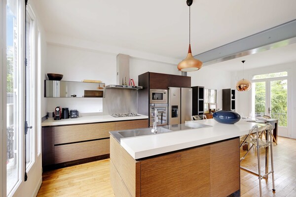 Foto van Huis met tuin - 4BR-7P- Asnières-sur-Seine - Vakantiehuis in Asnières-sur-Seine - Kitchen