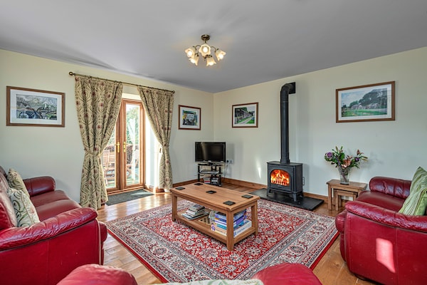 Foto van Cottage bij Cardigan Bay met bubbelbad - Vakantiehuis in Talybont - LivingRoom