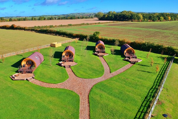 Foto van Glamping Pod in Yorkshire Wolds - Vakantiehuis in York - Outdoor