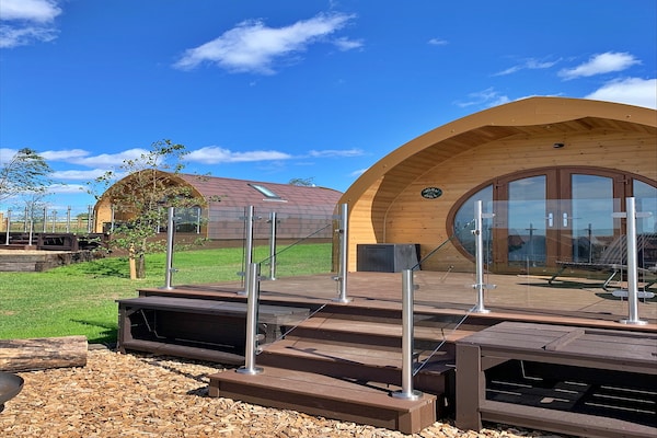 Foto van Glamping Pod in Yorkshire Wolds - Vakantiehuis in York - Outdoor