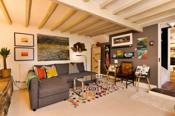 Foto van Artistiek Fishguard Cottage voor 4 personen - Vakantiehuis in Fishguard - LivingRoom