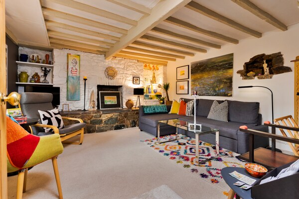Foto van Artistiek Fishguard Cottage voor 4 personen - Vakantiehuis in Fishguard - LivingRoom