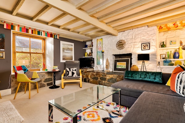 Foto van Artistiek Fishguard Cottage voor 4 personen - Vakantiehuis in Fishguard - LivingRoom