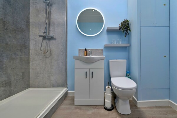 Foto van Bude Sea View Apartment voor 4 personen - Vakantiehuis in Talysarn - BathRoom