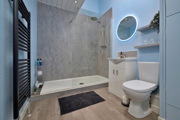 Foto van Bude Sea View Apartment voor 4 personen - Vakantiehuis in Talysarn - BathRoom