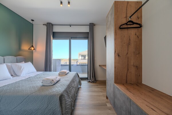 Foto van Het appartement van het Rosy-paar - Vakantiehuis in Anopolis - BedRoom
