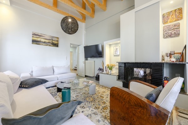 Foto van Villa in Chania met Zwembad en Strand dichtbij - Vakantiehuis in Chania - LivingRoom