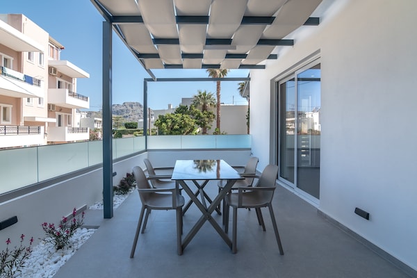 Foto van Appartement op Kreta bij zandstrand - Vakantiehuis in Plakias - TerraceBalcony
