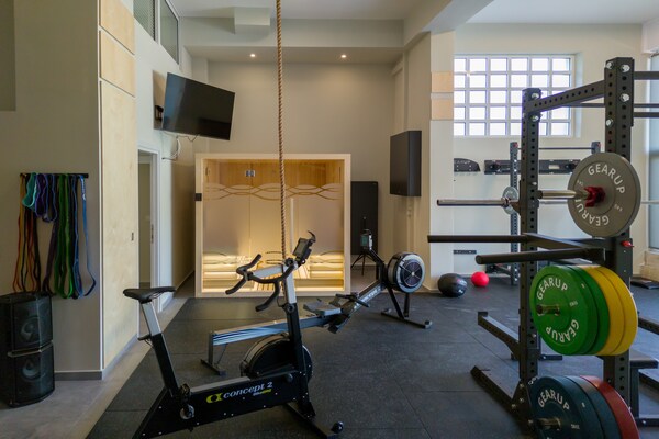 Foto van Ruime villa in Kyrianna - Vakantiehuis in Kyrianna - gym