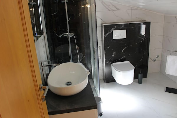 Foto van Appartement met balkon en zeezicht voor 5 personen - BathRoom
