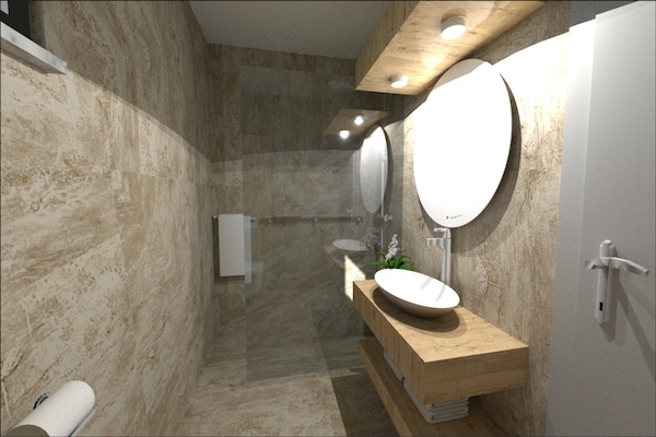 Foto van Appartement in Privlaka bij Zandstranden - Vakantiehuis in Privlaka - BathRoom