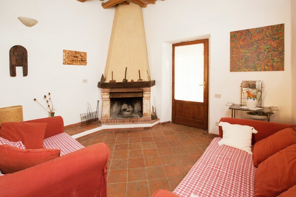 Foto van Schilderachtige Toscaanse boerderij - Vakantiehuis in Castiglione D'orcia - LivingRoom