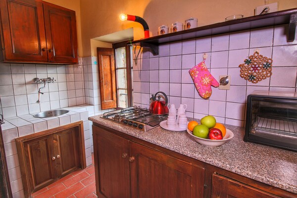Foto van Boerderij in Umbrië nabij Palazzo Bourbon - Vakantiehuis in Monte s. Maria Tiberina - Kitchen