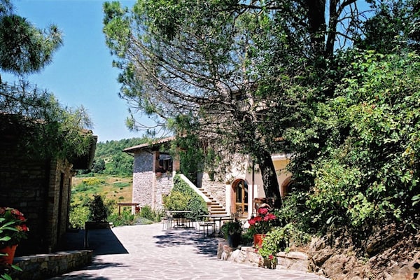 Foto van Boerderij in Umbrië nabij Palazzo Bourbon - Vakantiehuis in Monte s. Maria Tiberina - ExteriorSummer