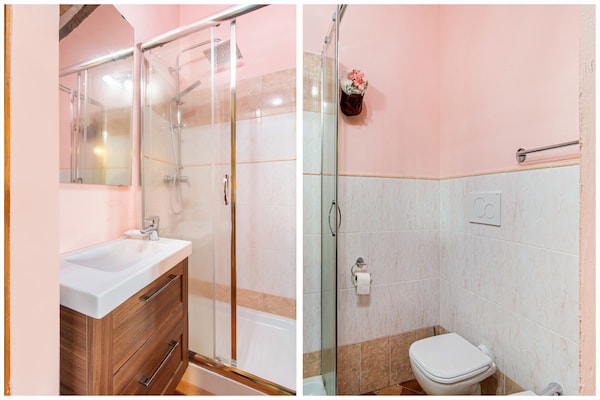 Foto van Villa Belle Vue: een charme - Vakantiehuis in Montalcino - BathRoom