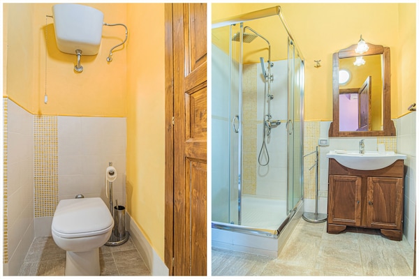 Foto van Villa Belle Vue: een charme - Vakantiehuis in Montalcino - BathRoom