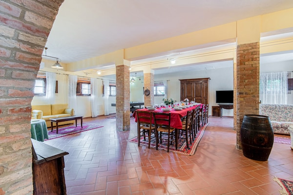 Foto van Villa Belle Vue: een charme - Vakantiehuis in Montalcino - DiningRoom