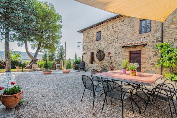 Foto van Villa Belle Vue: een charme - Vakantiehuis in Montalcino - TerraceBalcony