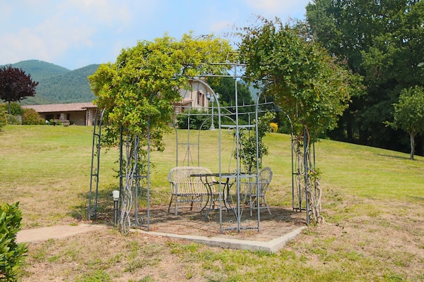 Foto van Boerderij in Casperia met zwembad & uitzicht - Vakantiehuis in Casperia - TerraceBalcony
