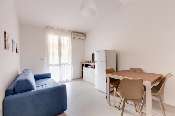 Foto van Appartement met terras met zeezicht en airconditioning. - LivingRoom