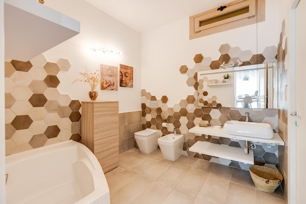 Foto van Appartement in het historische centrum - Vakantiehuis in Castelsardo - BathRoom