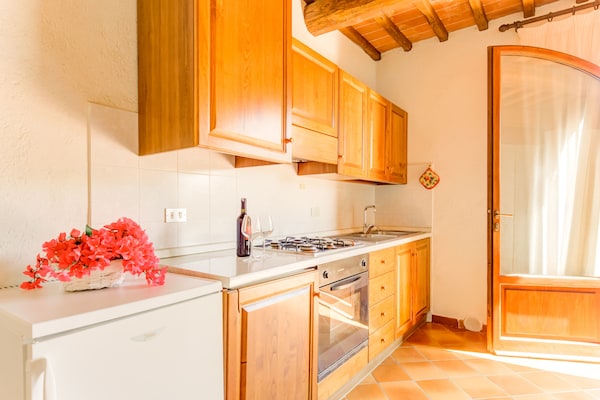 Foto van Huisdiervriendelijke ruimte met zwembad - Vakantiehuis in Gambassi Terme (FI) - Kitchen